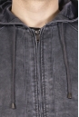 Мужская кожаная куртка из эко-кожи с капюшоном 8021859-11