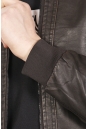 Мужская кожаная куртка из эко-кожи с воротником 8021865-5
