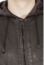 Мужская кожаная куртка из эко-кожи с капюшоном 8021867-12