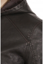 Мужская кожаная куртка из эко-кожи с капюшоном 8021867-13