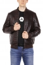 Мужская кожаная куртка из эко-кожи с воротником 8021947-7