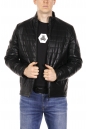 Мужская кожаная куртка из эко-кожи с воротником 8021948-4
