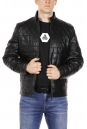 Мужская кожаная куртка из эко-кожи с воротником 8021951-6