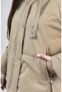 Куртка женская из текстиля с капюшоном 8024029-6