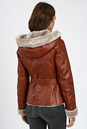 Женская кожаная куртка из натуральной кожи на меху с капюшоном 3600209-4