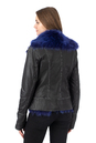 Женская кожаная куртка из натуральной кожи на меху с воротником, отделка тоскана 3600220-3