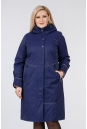 Женское пальто из текстиля с капюшоном 1001115