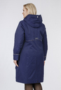 Женское пальто из текстиля с капюшоном 1001115-3