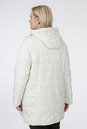 Женское пальто из текстиля с капюшоном 1001176-3