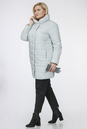 Женское пальто из текстиля с воротником 1001182-2