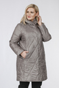 Женское пальто из текстиля с капюшоном 1001189