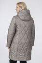 Женское пальто из текстиля с капюшоном 1001189-3