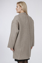 Женское пальто из текстиля  с воротником 1001225-3