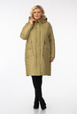 Женское пальто из текстиля с капюшоном 1001246-2