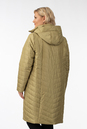 Женское пальто из текстиля с капюшоном 1001246-3