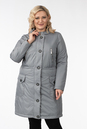 Женское пальто из текстиля с капюшоном 1001250