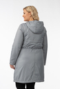 Женское пальто из текстиля с капюшоном 1001250-3