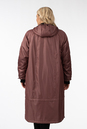 Женское пальто из текстиля с капюшоном 1001257-2