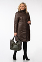Женское пальто из текстиля с капюшоном 1001262-2