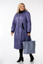Женское пальто из текстиля с капюшоном 1001274-2