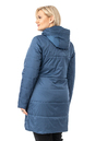 Женское пальто из текстиля с капюшоном 1001290-3