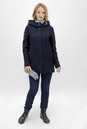 Женское пальто из текстиля с капюшоном 3000650-2