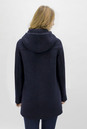 Женское пальто из текстиля с капюшоном 3000650-3