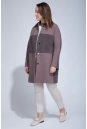 Женское пальто из текстиля с воротником 3000773-3