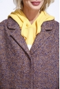 Женское пальто из текстиля с воротником 3000776-2